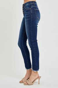 Button Fly Ladies Jeans