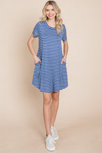 Load image into Gallery viewer, Causal Striped Dress
