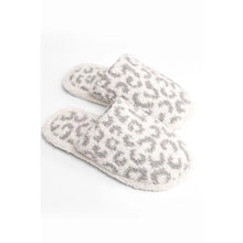Load image into Gallery viewer, Fuzzy Leopard Slippers
