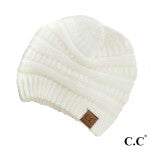 Load image into Gallery viewer, CC Solid Ribbed Beanie
