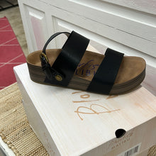 Load image into Gallery viewer, Blowfish Black Slide Sandals
