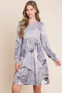 Soft Paisley Ladies Dress