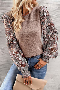 The Diane Ruffle Floral Ladies Top