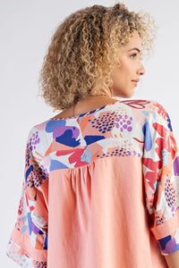 Popping Up Spring  Ladies Top