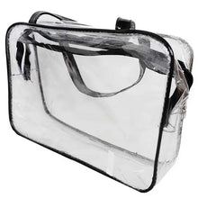 Load image into Gallery viewer, Clear Glossy Trim Satchel
