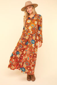 Prairie Me Fall Floral Plus Dress