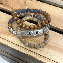 Load image into Gallery viewer, Faith &amp; Believe Bracelet Set
