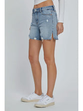 Load image into Gallery viewer, Cello Mid RIse Side Slit ladies Shorts
