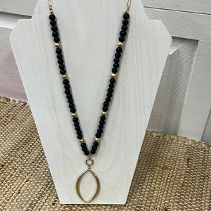 Gold With Beads Necklace