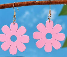 Load image into Gallery viewer, Simple Solid Flower Earrings
