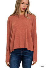 Load image into Gallery viewer, RIbbed Dolman  Ladies Sweater
