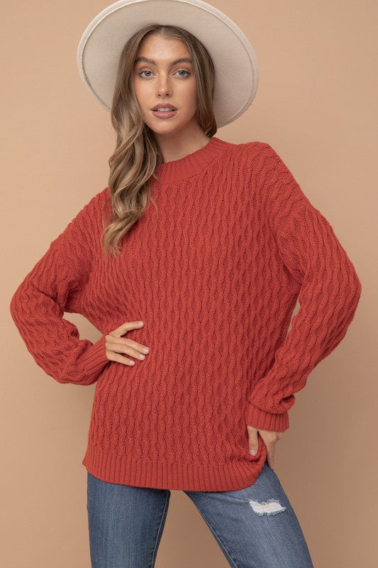 Red Ladies Sweater