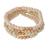 Load image into Gallery viewer, Set of Wooden Bracelets
