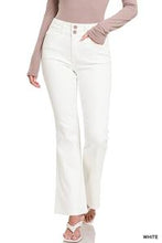 Load image into Gallery viewer, White Denim Bootcut Jeans
