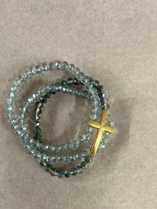 Blingy Cross Bracelet Sets