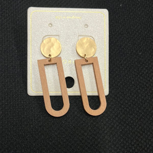 Open Oval Post Earrings