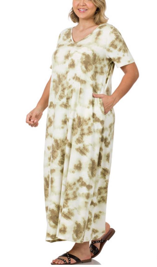 Spring is Here Maxi Dress Plus